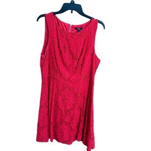 Women’s Red Lace Apt.9 Dress Size 16